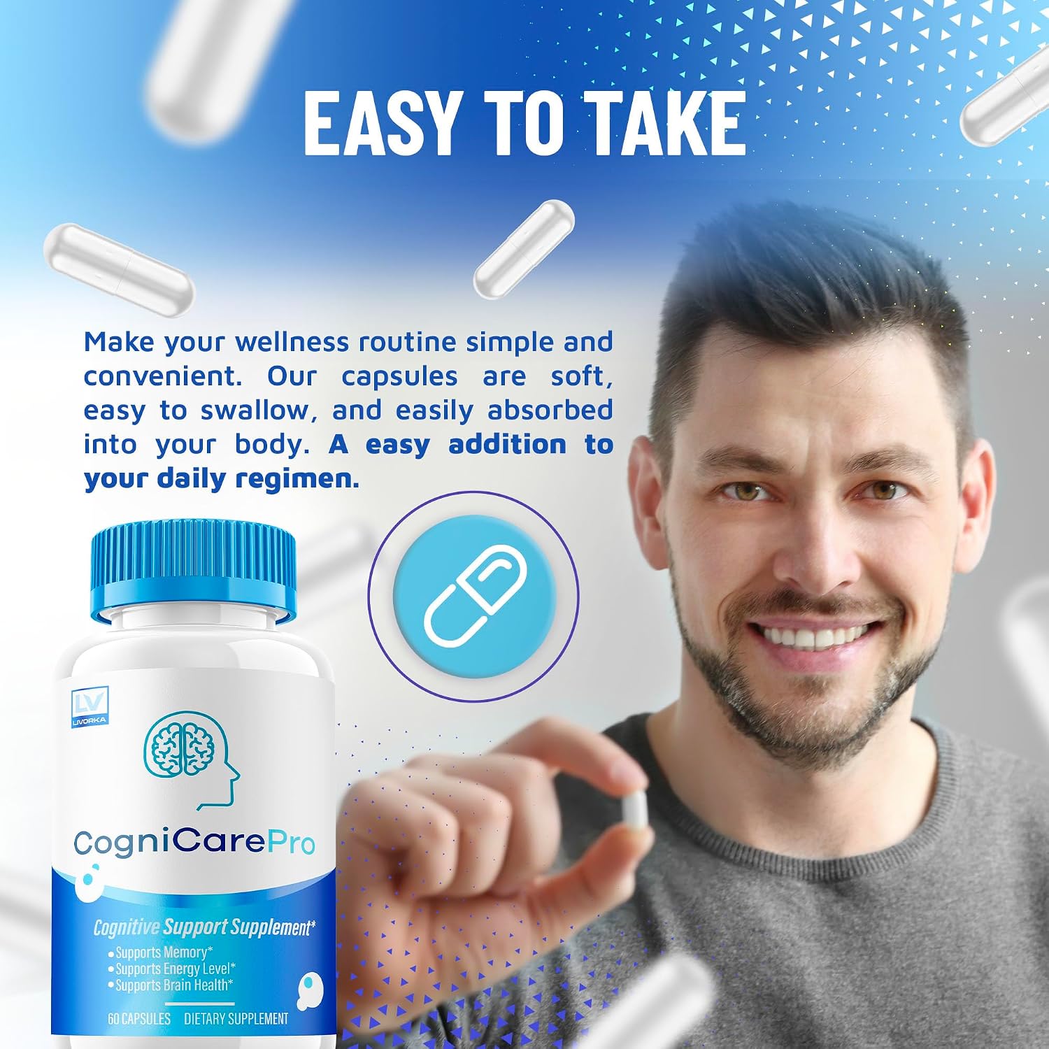 Cognicare Pro Capsules – Advanced Formula Multivitamin (5-Pack, 300 Capsules) - görsel 4