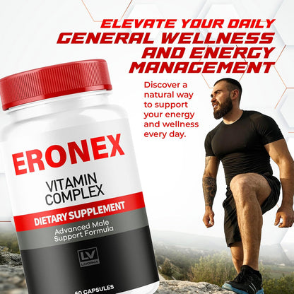 (2 Pack) Eronex Vitamin Complex Pills - Official Advanced Formula - 120 Capsules (2-Month Supply)