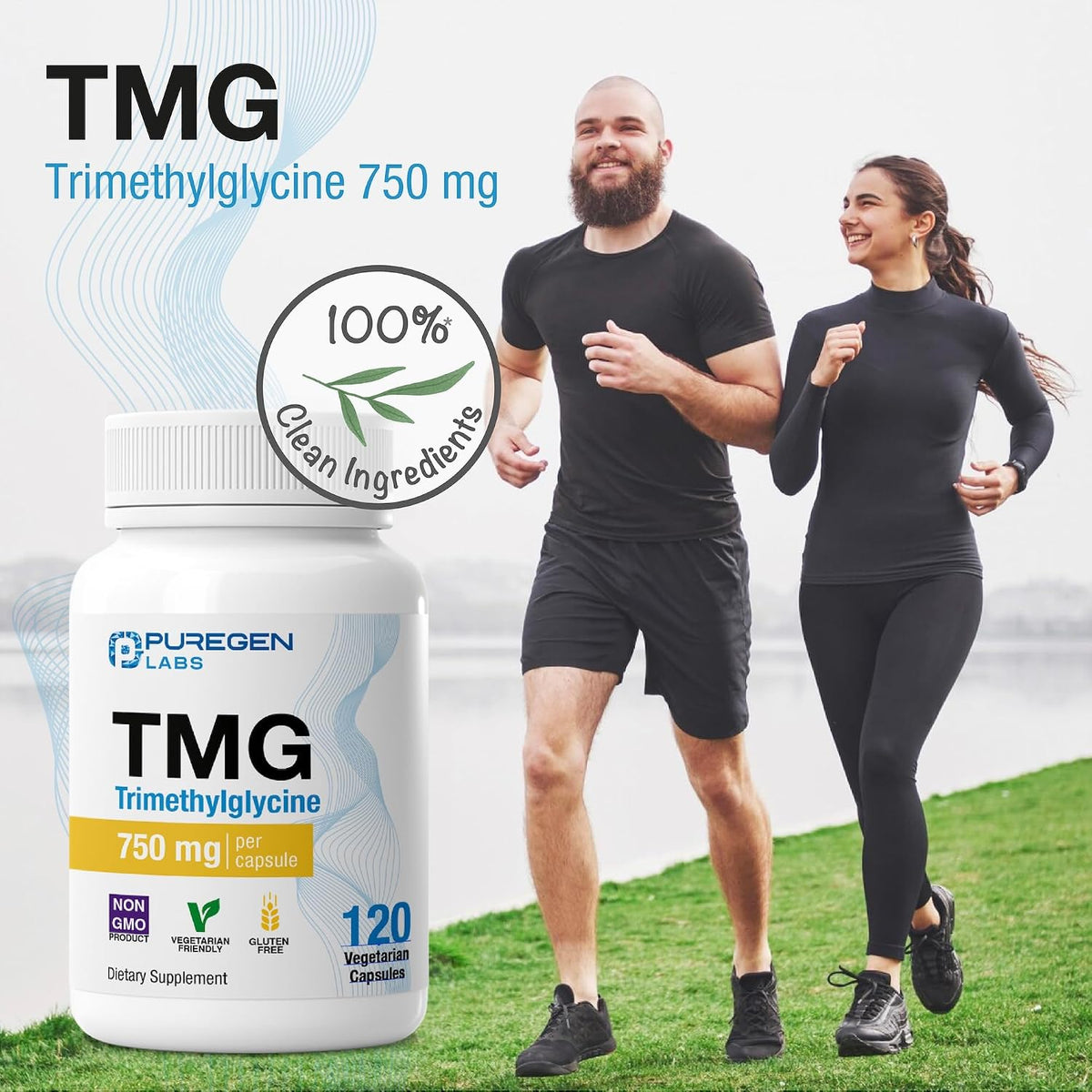 Puregen Labs TMG 750 mg – High Potency Trimethylglycine Supplement – Supports Normal Homocysteine Metabolism – Non-GM, – Image 7