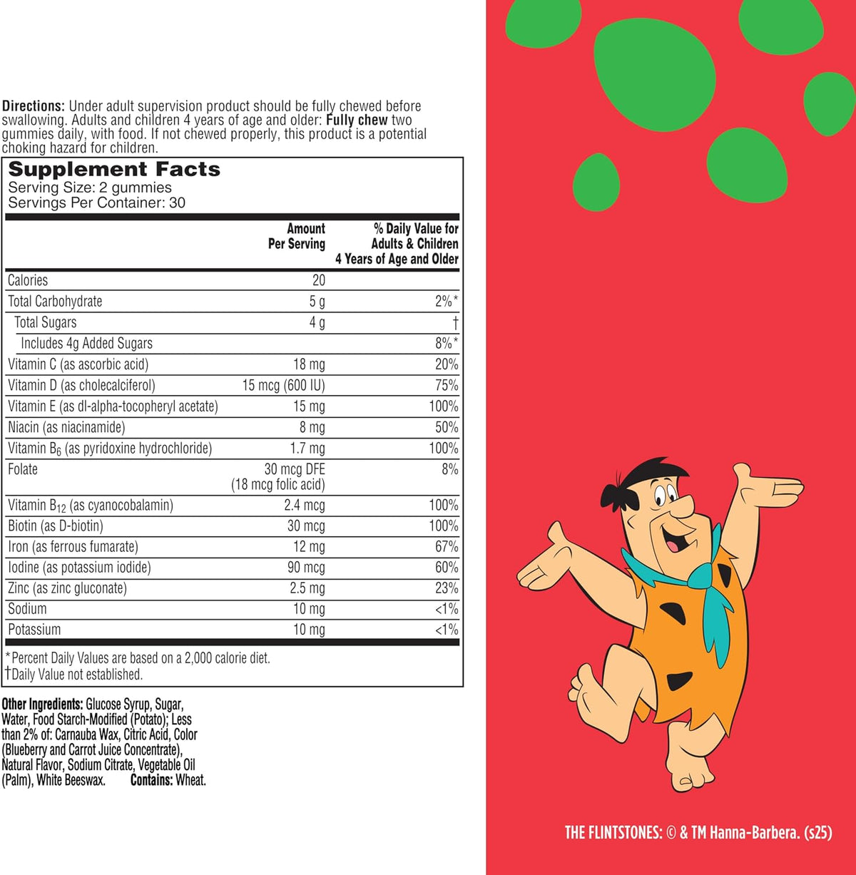 Flintstones Vitamins for Picky Kids + Iron, – Vitamin C – supports immune health and helps the body absorb iron. – Image 6