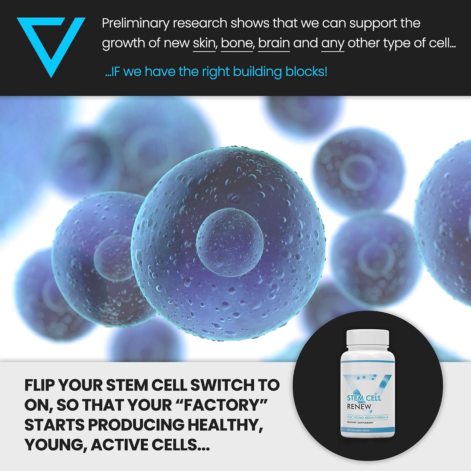Stem Cell Renew - Support Your Natural Stem Cells (60 Capsules) - görsel 4