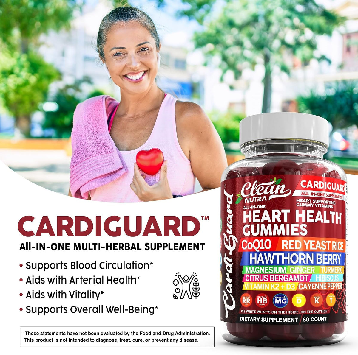 Clean Nutraceuticals CardiGuard - CoQ10 – Magnesium Glycinate: A highly bioavailable form of magnesium that – Image 4
