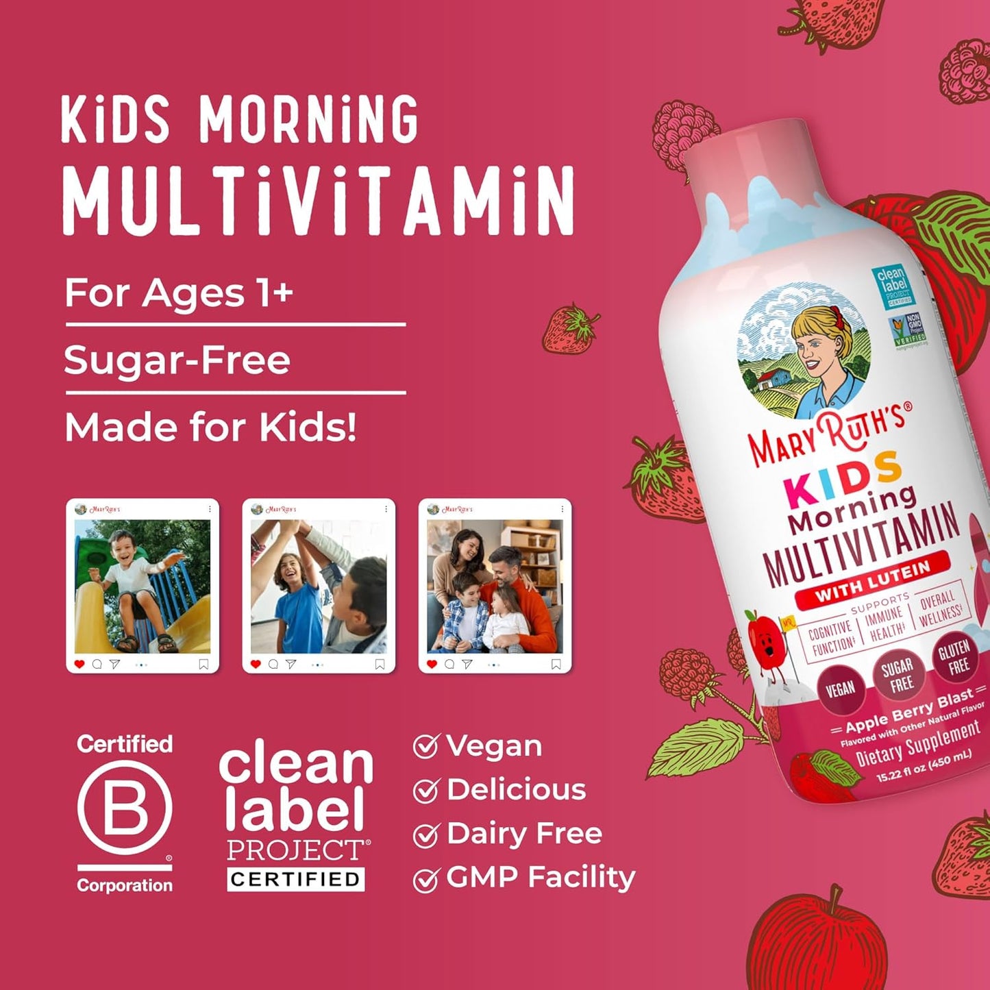 MaryRuth's Liquid Morning Multivitamin for Kids (450 mL) - görsel 7