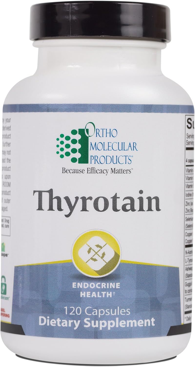 Ortho Molecular - Thyrotain - 120 Capsules - görsel 1
