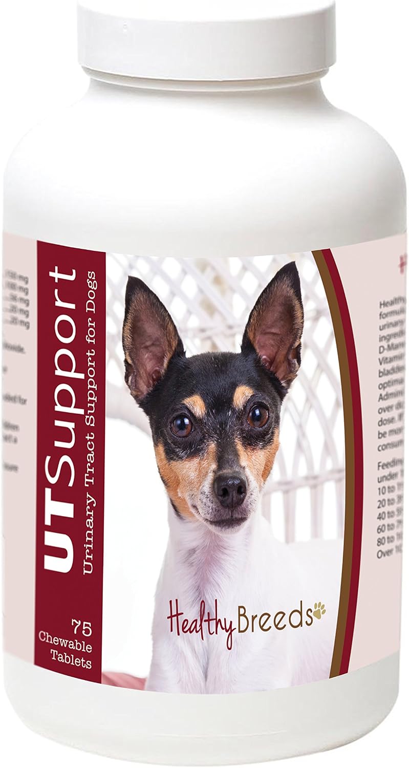 Healthy Breeds Toy Fox Terrier Cranberry Chewables - Urinary Tract Support - 75 Count - görsel 1
