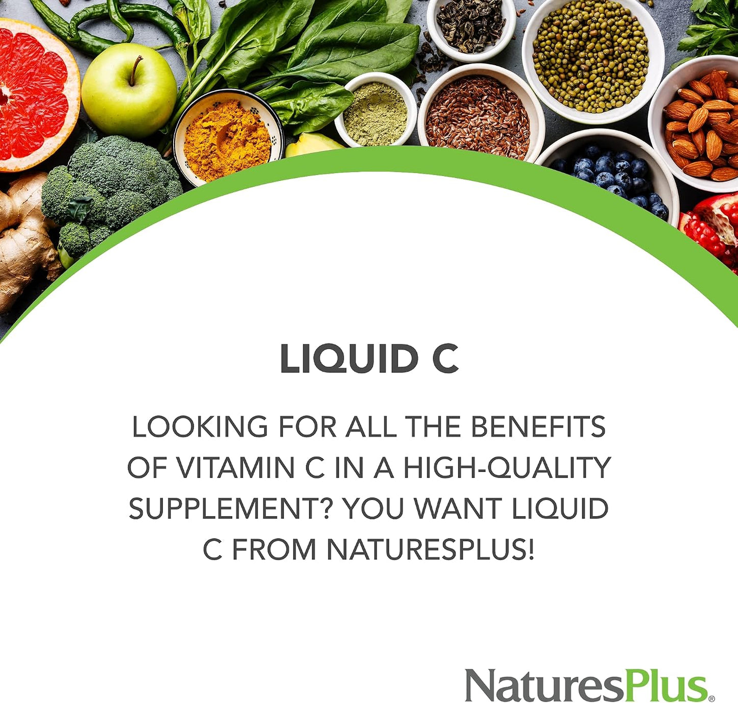 NaturesPlus Liquid Vitamin C – 1000 mg with Lemon Bioflavonoids, 237 mL - görsel 3