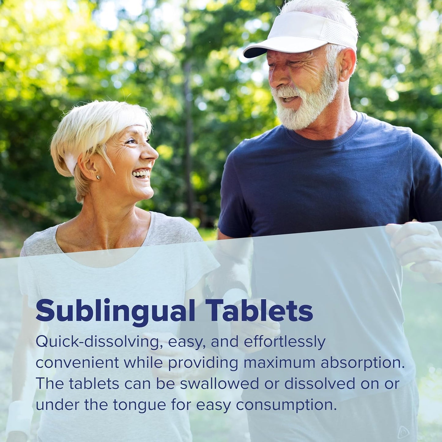 Superior Source Vitamin B-12 & Folic Acid Sublingual Tablets, 1000 mcg Cyanocobalamin + 400 mcg Folic Acid, 100 Count - görsel 6
