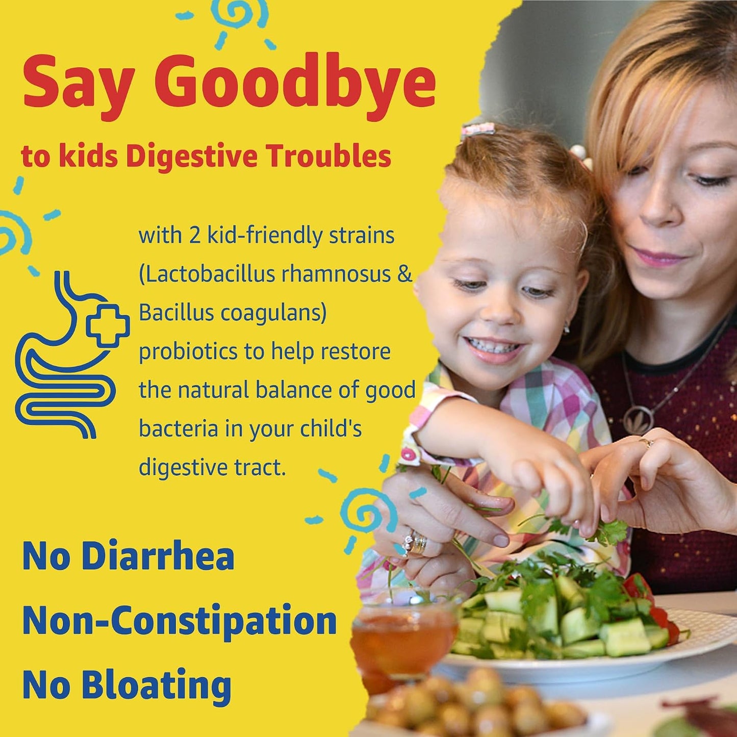 Kids Multivitamin Gummies with Iron – Sugar-free – Daily Vitamins + Probiotics & Algae Omega 3 - görsel 6