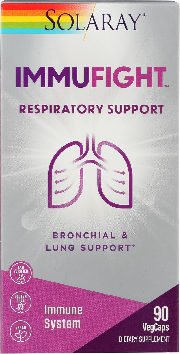 Solaray ImmuFight™, Respiratory Support, 90 VegCaps - görsel 1