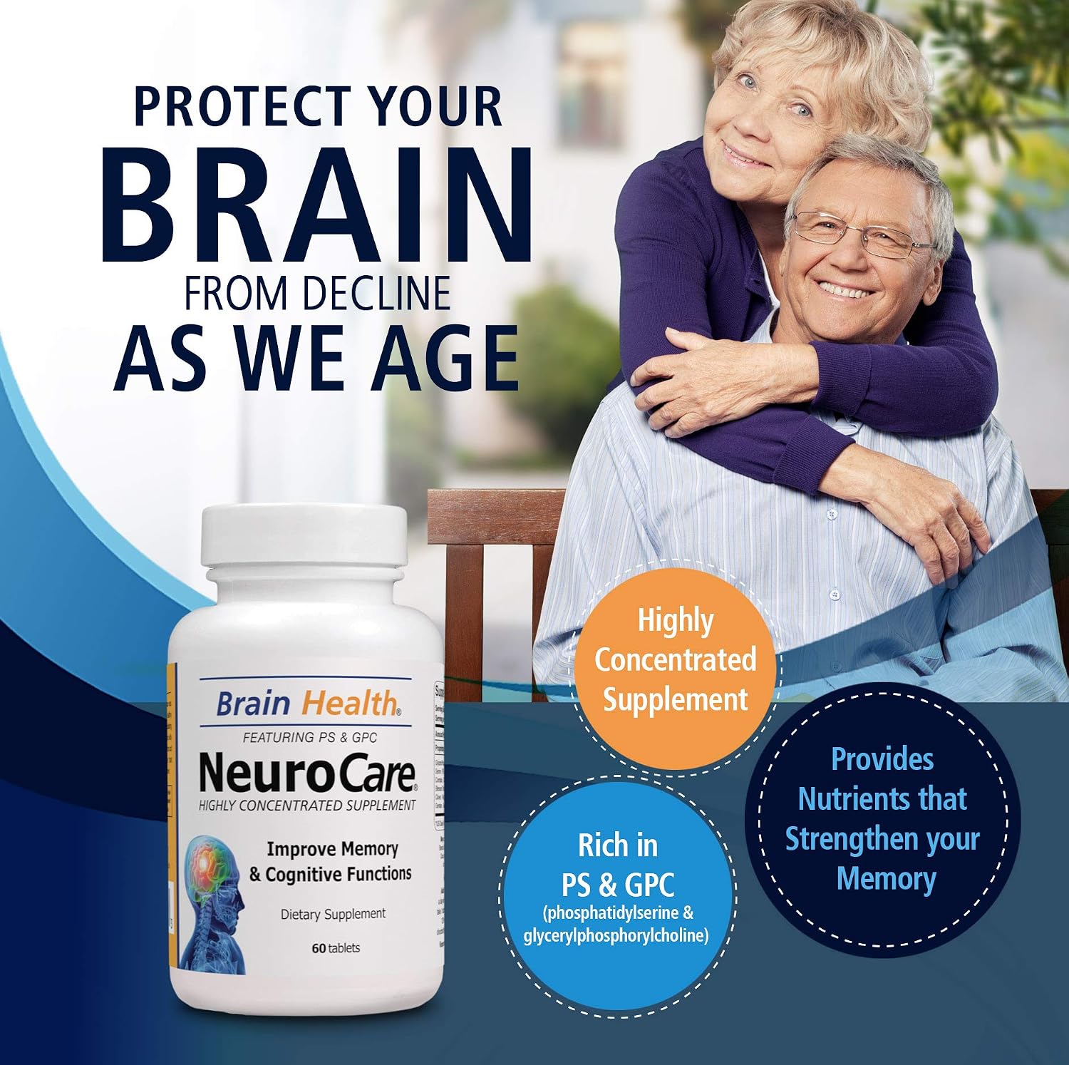 Neuro Care Nootropic Brain Health Supplement - 60 Tablets - görsel 4