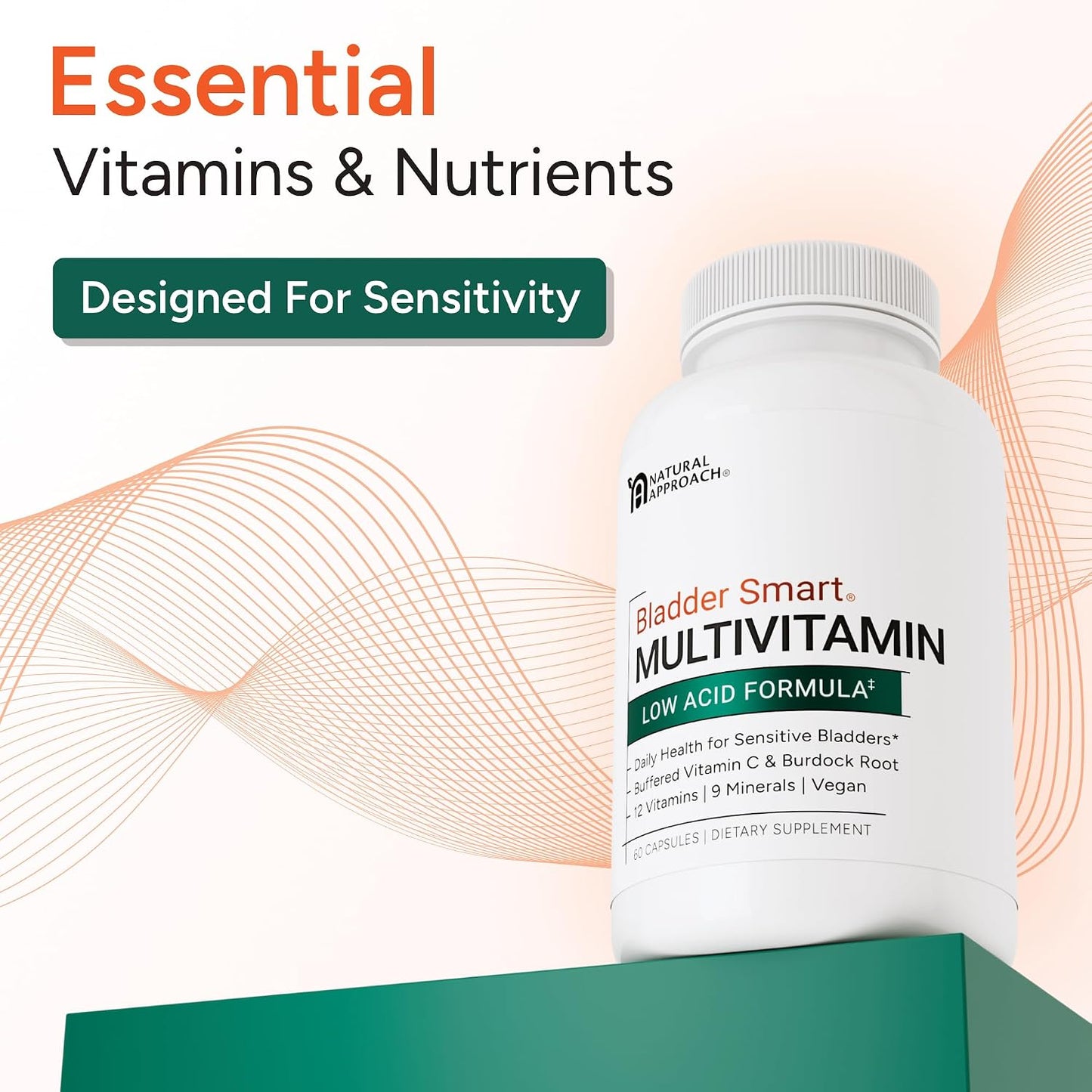 BLADDER SMART Low-Acid Multivitamin for Sensitive Bladders - 60 Capsules - görsel 4