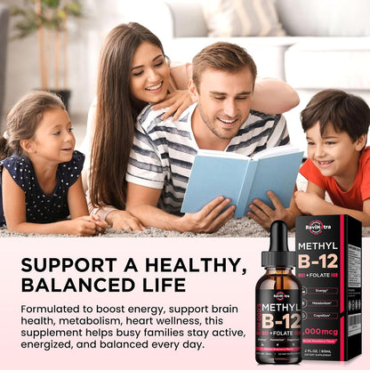 ReviNutra Vitamin B12 Liquid Drops - 5000 – Follow a plant-based diet: B12 is mainly in animal foods, so vegos and – Image 6