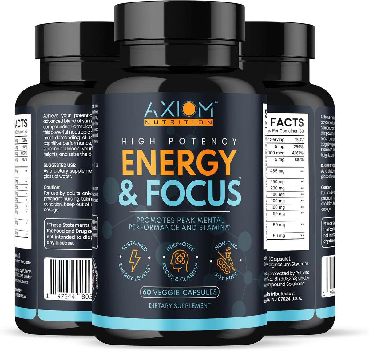 Energy and Focus - Extra Strength 200mg – Sustained Energy Boost: The blend of 200 mg caffeine anhydrous and – Image 9