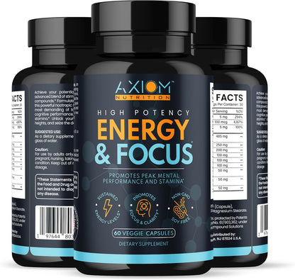 Energy and Focus - Extra Strength 200mg – Sustained Energy Boost: The blend of 200 mg caffeine anhydrous and – Image 9