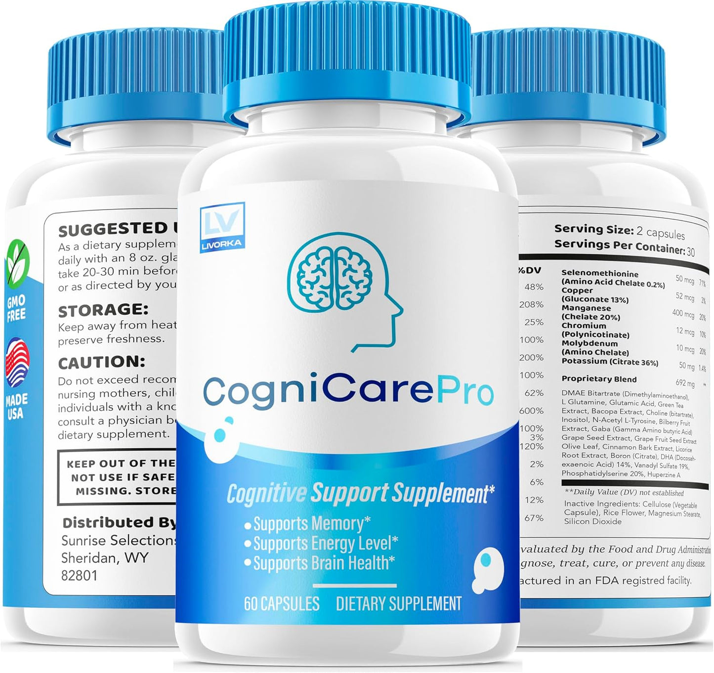 Cognicare Pro Capsules – Advanced Formula Multivitamin (5-Pack, 300 Capsules) - görsel 8