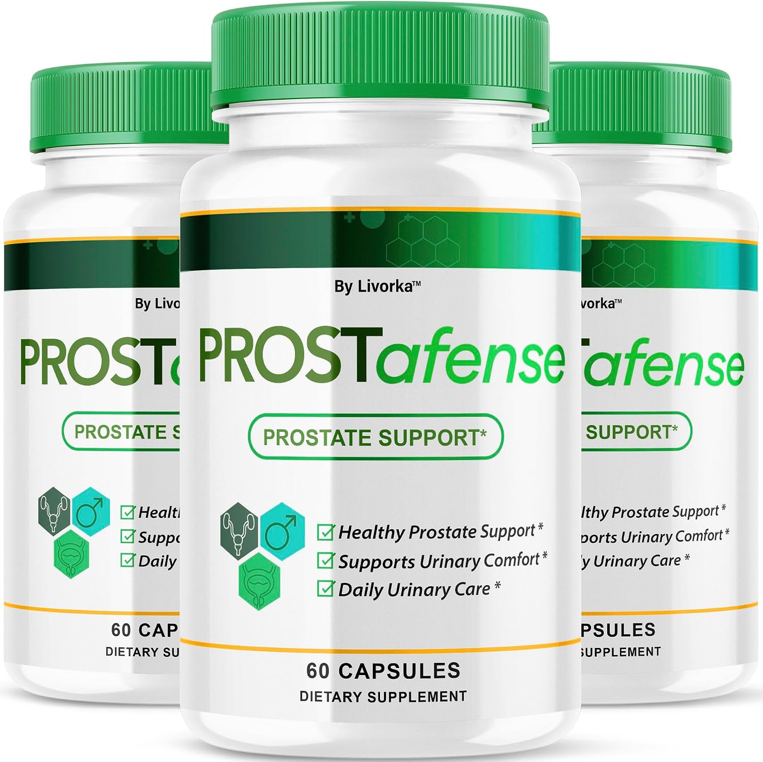 Prostafense Men's Health Capsules (3 Pack) – Natural Prostate Support, 180 Capsules - görsel 1