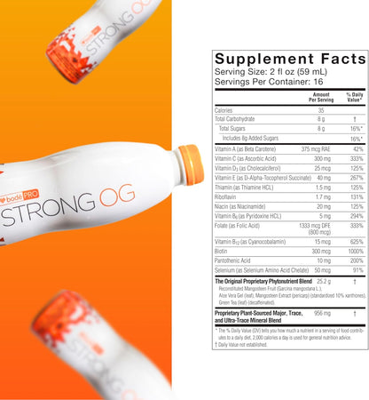 BodePRO Strong OG Liquid Antioxidant Supplement - Vitamins & Minerals, 950 mL