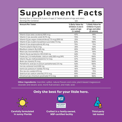 Renzo's Picky Eater Kids Multivitamin with – Iron : Vital for red blood cells and brain development. Many kids – Image 7
