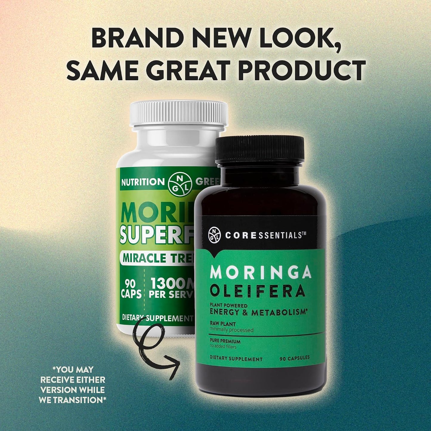 NGL Moringa Capsules 1300mg - Pure Raw Moringa Oleifera Superfood Supplement | 90 Capsules - görsel 2