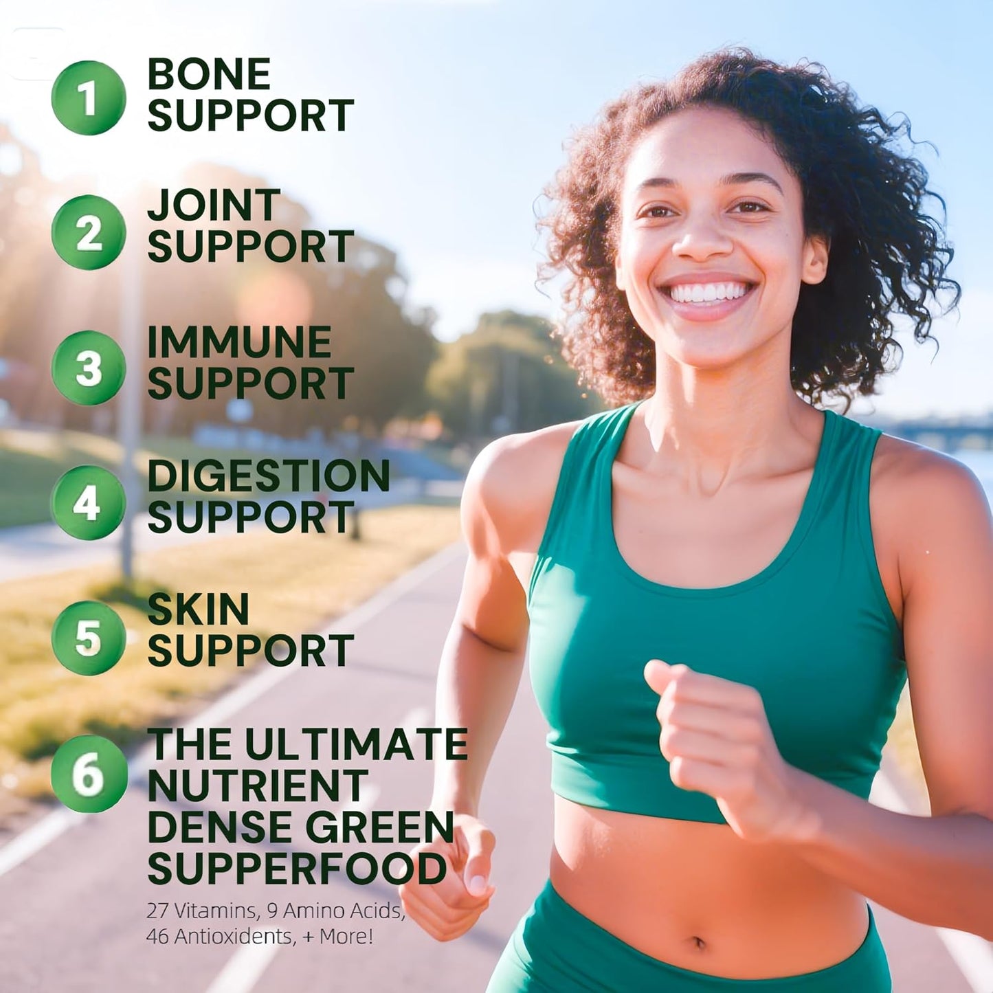 Organic Moringa Capsules 1000mg - Pure Moringa Leaf Supplement for Energy, Immune and Skin Support - görsel 6