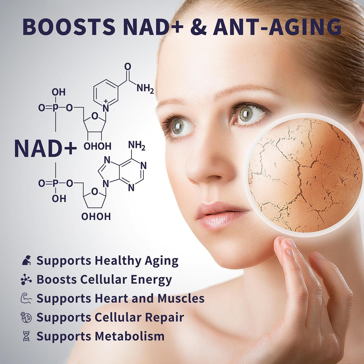 Women's's NAD Liquid Supplement, Pure 500mg Liposomal NAD – Cell Regeneration, Energy & Metabolism Support, Vegan, – Image 5