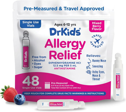 Dr. Kids Children's Allergy Relief Medicine, – Quality Ingredients: Alcohol free, dye free, sugar free, and – Image 10