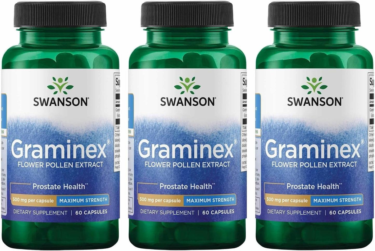 Swanson Graminex Flower Pollen Extract – Supports Prostate, Kidney, Bladder & Urinary Tract Health – Non-GMO – 60 Capsules - görsel 9