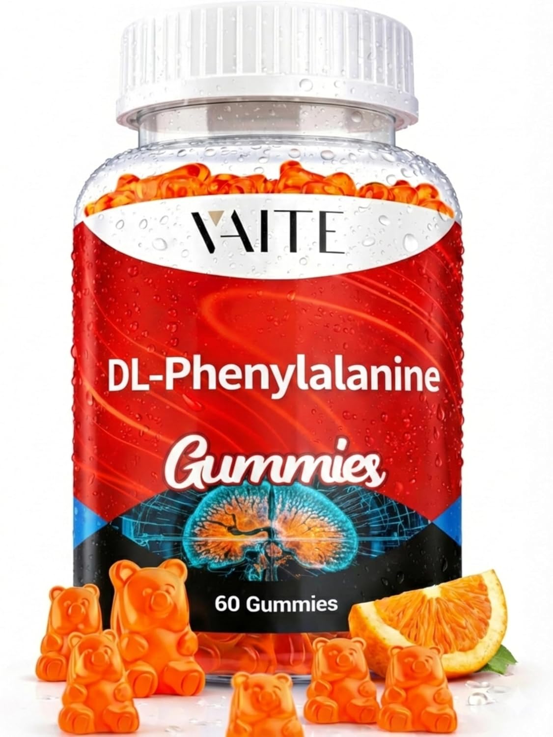 DL-Phenylalanine 1000mg Gummies – Dual-Action Amino Acid Support – 60 Chewables – Image 1