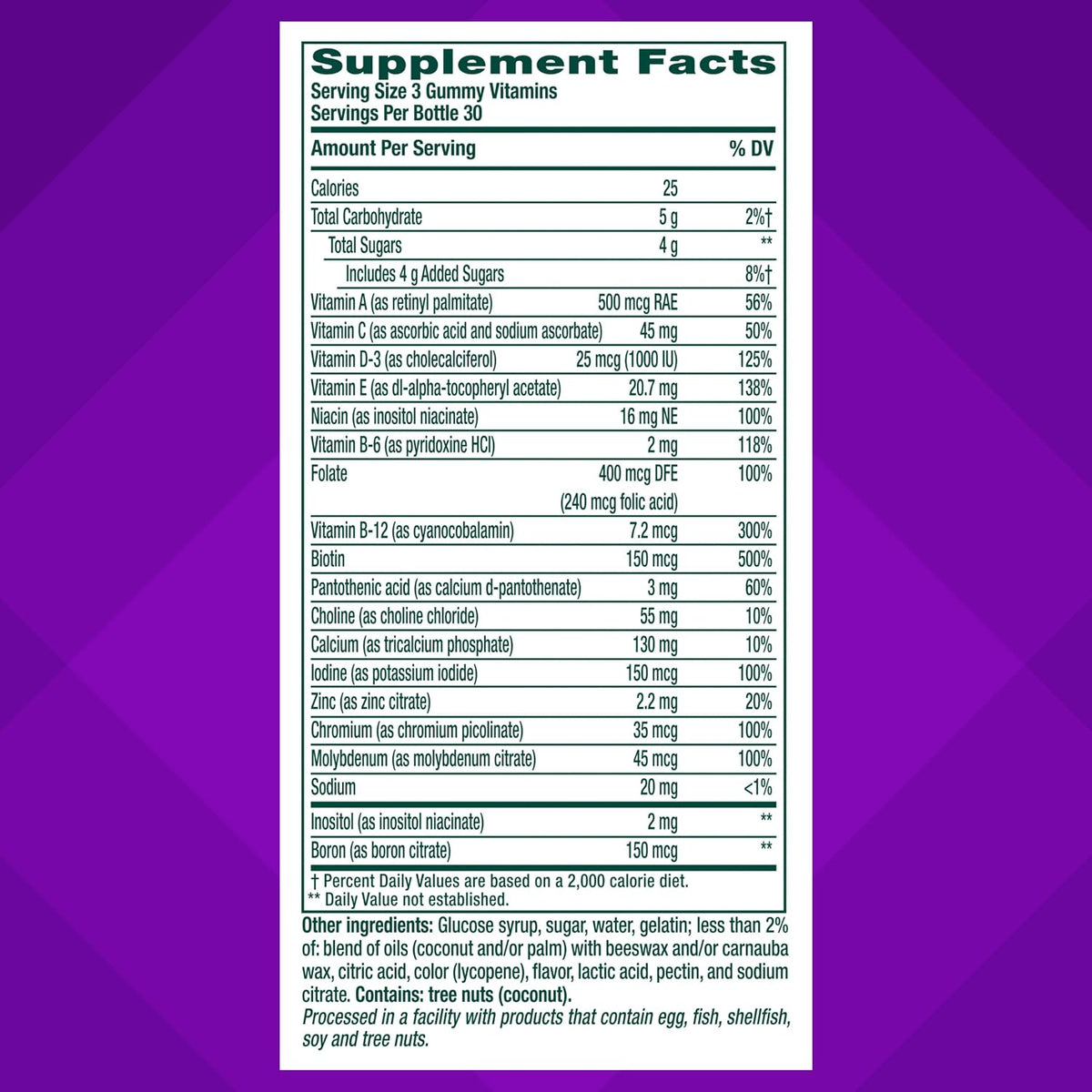 vitafusion Power Plus Women's’s Multivitamin – B Vitamins (B6, B12, Biotin, Folate): Help convert food into energy – Image 3