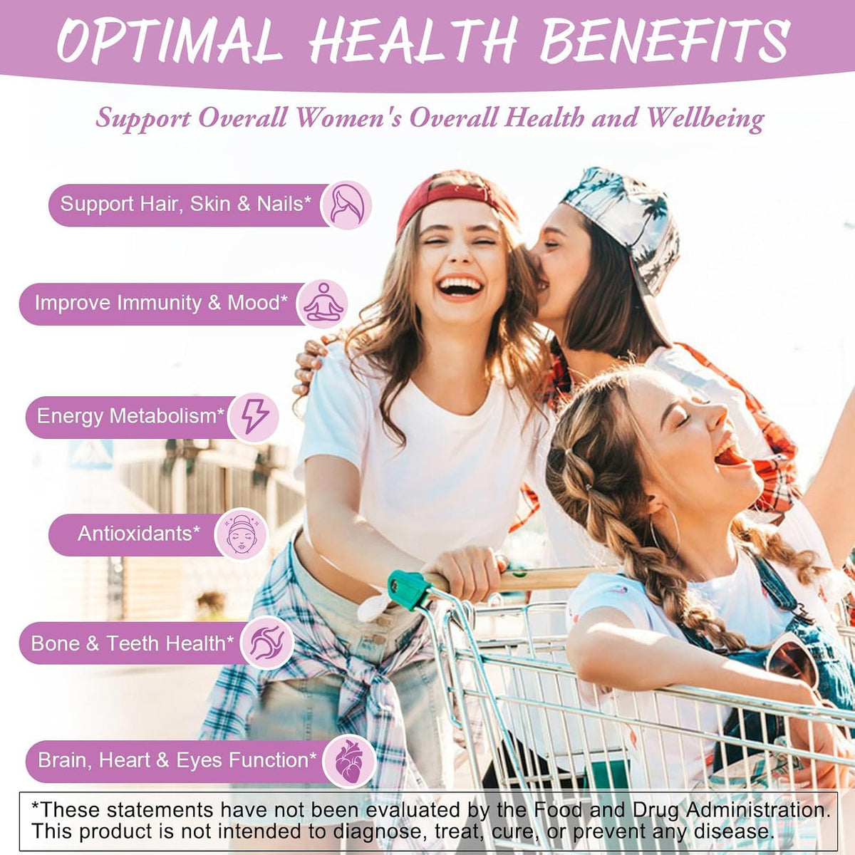 Totaria Sugar-free Multivitamin Gummies for Women's 14+ with Inositol, Iron, Folate, Biotin – Daily Multivitamin Gummy, – Image 4