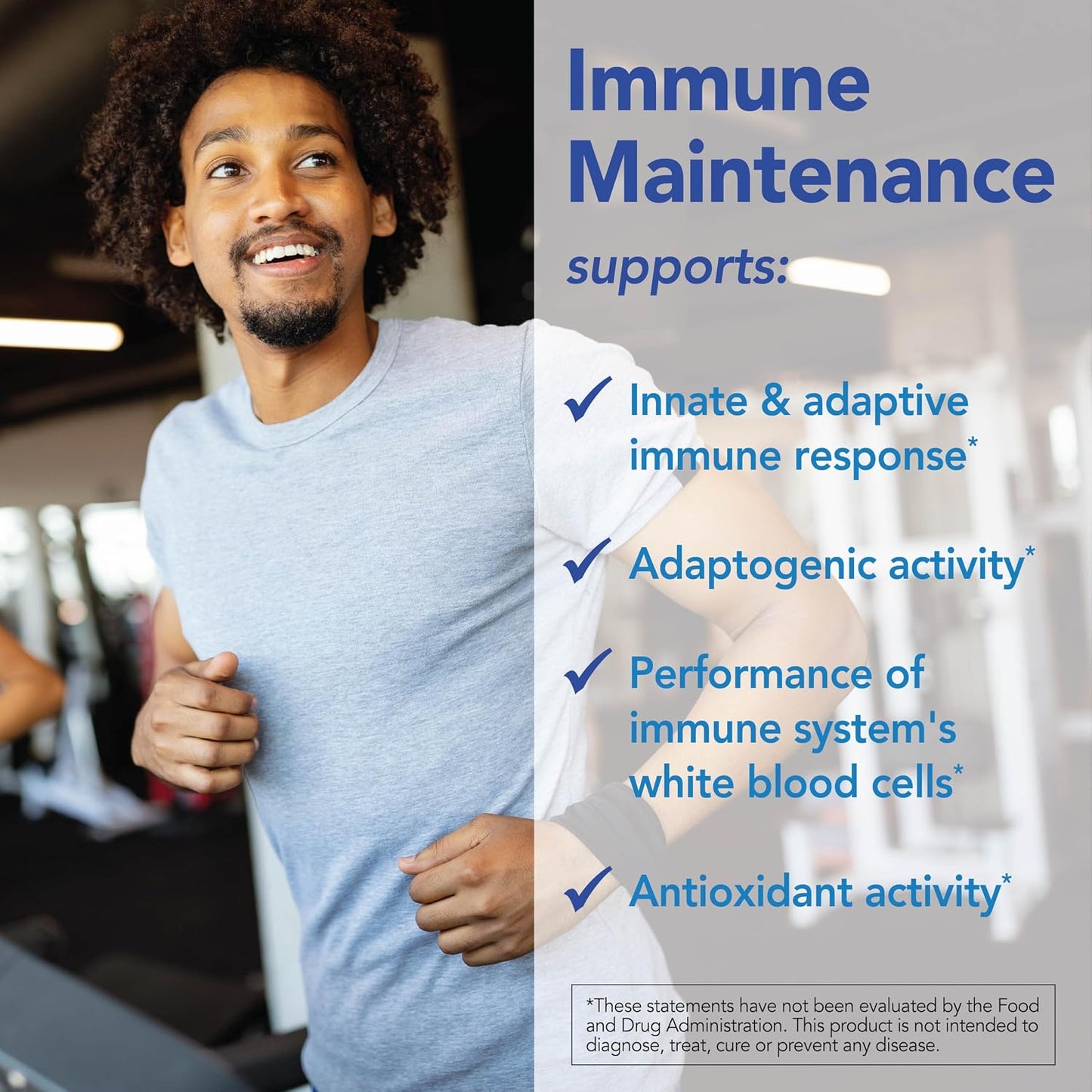 Patient One Immune Maintenance – Immune Support Supplement with Vitamin D3, Astragalus, and Zinc – 60 Capsules - görsel 4