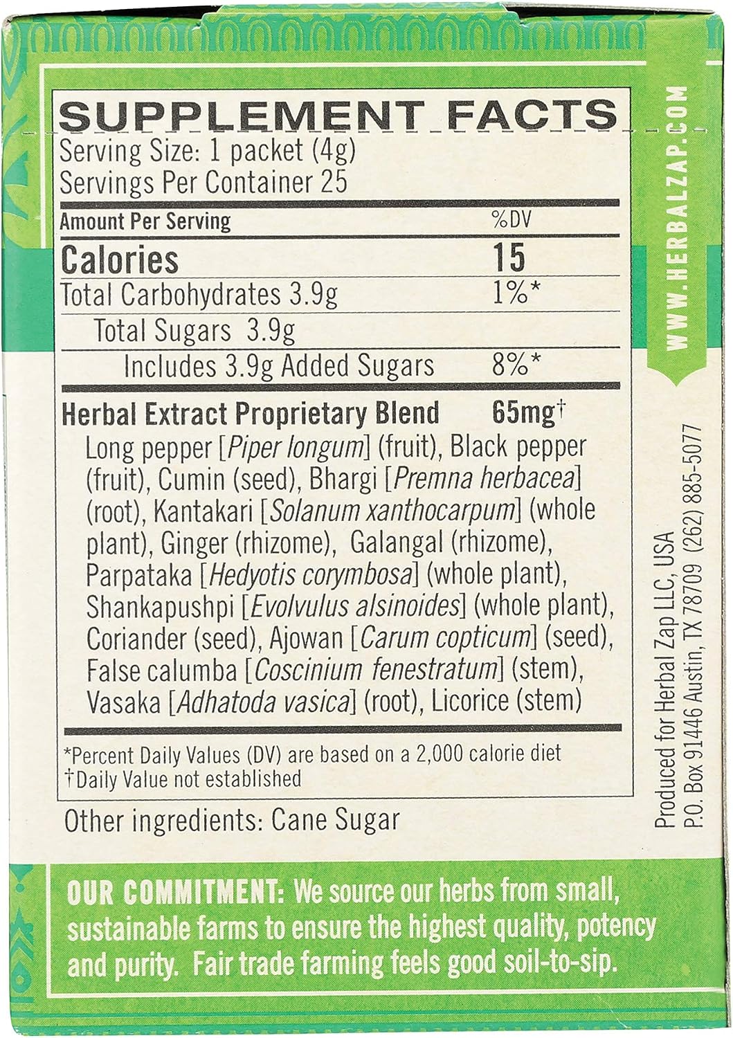 Herbal Zap Instantly Dissolving Ayurveda Digestive & Immune Support – Vata Kapha Balance – 25 Tablets - görsel 4