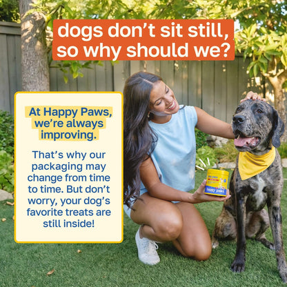 Happy Paws No Poo Chews for Dogs – Coprophagia Deterrent with Probiotics, Pumpkin & Enzymes – Beef Flavour, 200 Count – Image 10