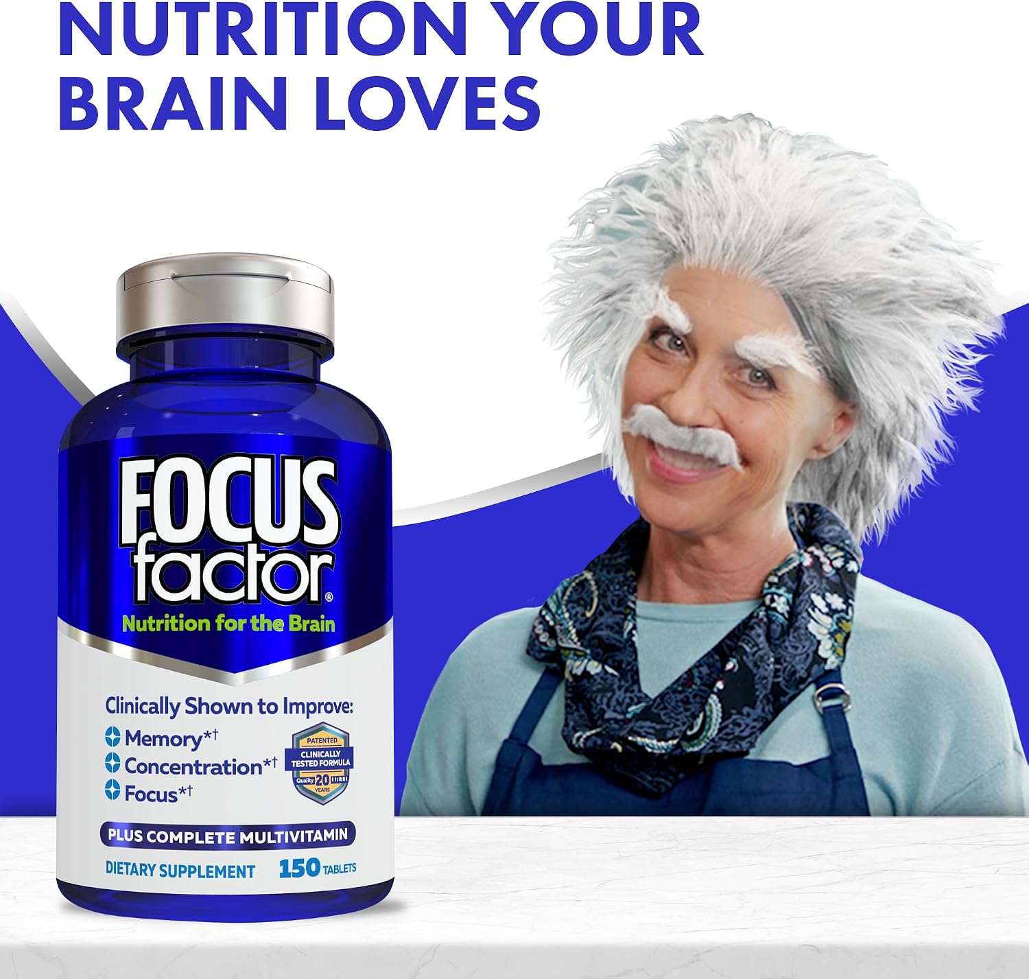 Focussed Factor Nutrition for The Brain – Memory & Concentration Supplement, 150 Tablets - görsel 5