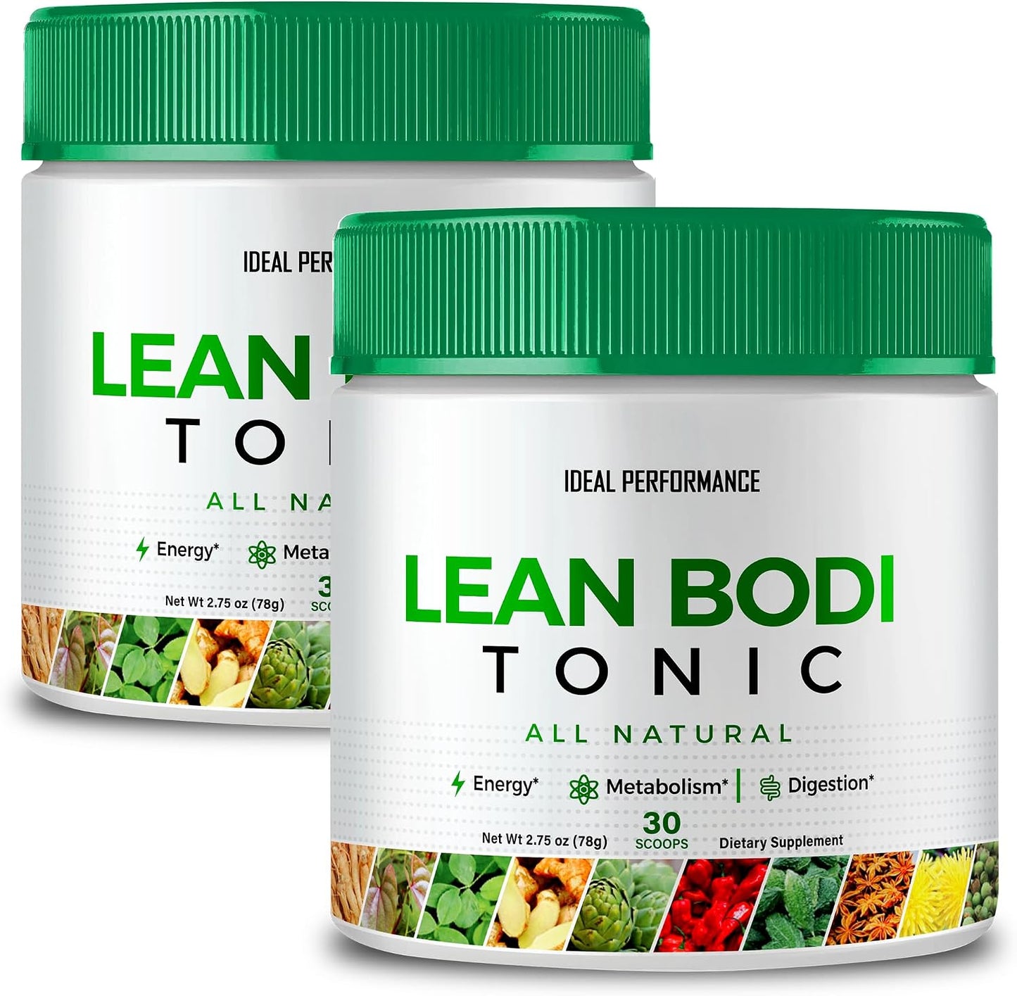 Lean Bodi Tonic Powder Official Formula - Maximum Strength with Vitamin B6 and BCAA (2 Pack) - görsel 1
