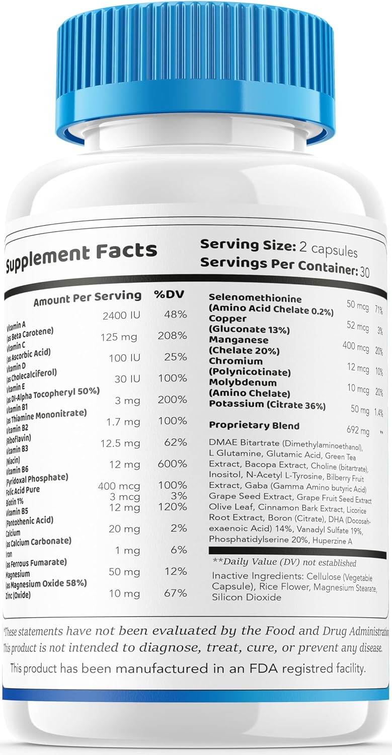 Cognicare Pro Capsules – Advanced Formula Multivitamin (5-Pack, 300 Capsules) - görsel 7