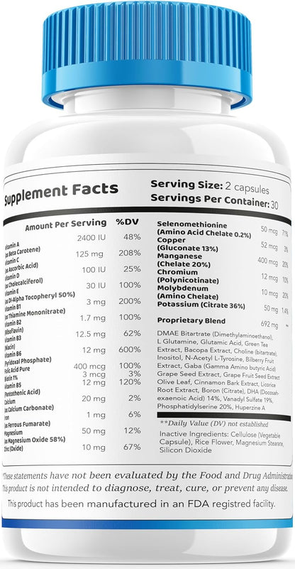 Cognicare Pro Capsules – Advanced Formula Multivitamin (5-Pack, 300 Capsules)