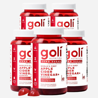 Goli Zero Sugar Apple Cider Vinegar Gummies – Zero Sugar Formula: No added sugars, sugar alcohols, or artificial – Image 8