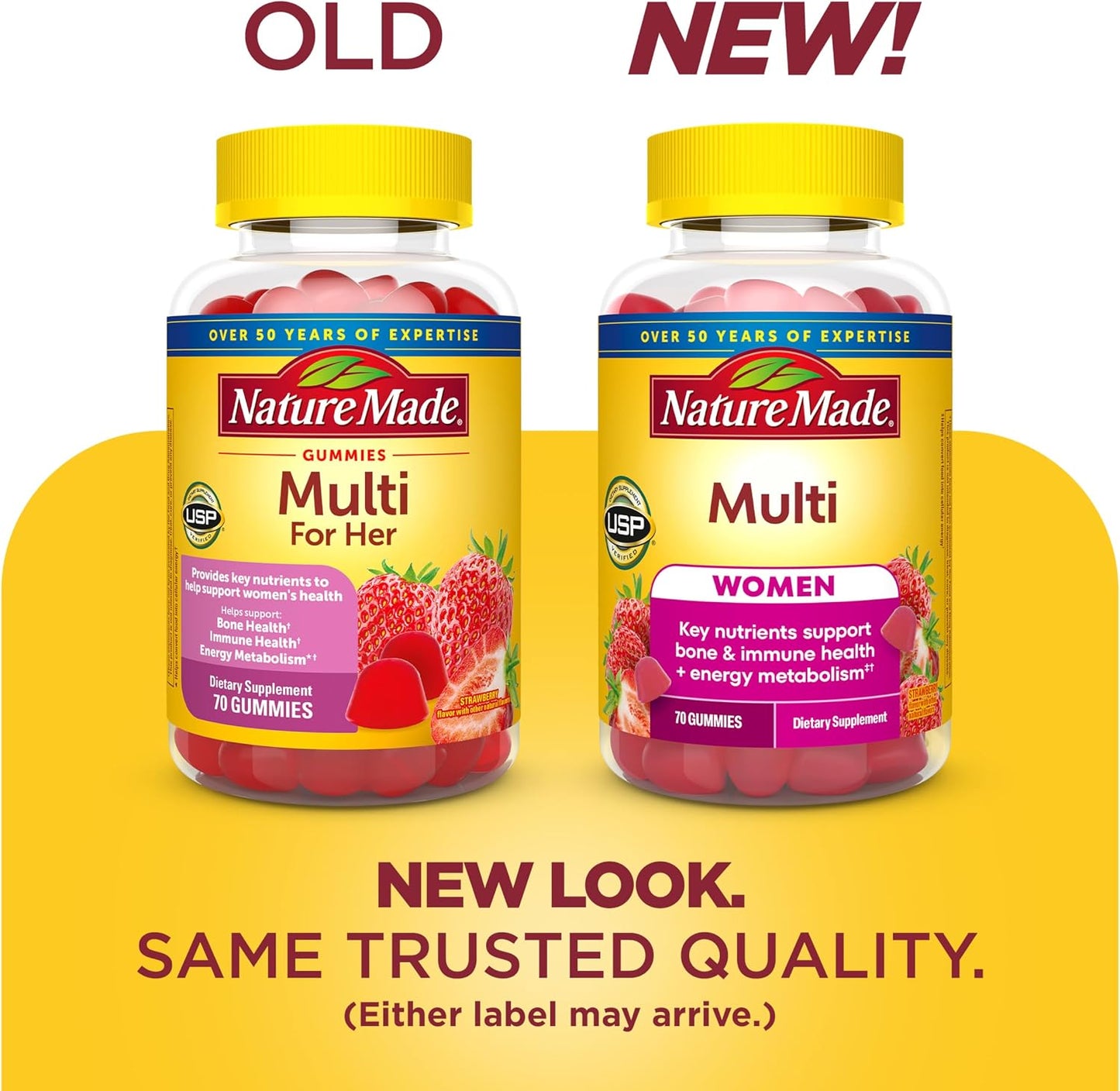 Nature Made Women's Multivitamin Gummies, 70 Gummies - görsel 2