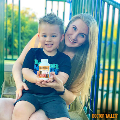 Doctor Taller Kids Multivitamins - Grape Flavour - 90 Chewable Tablets (6-Week Supply)