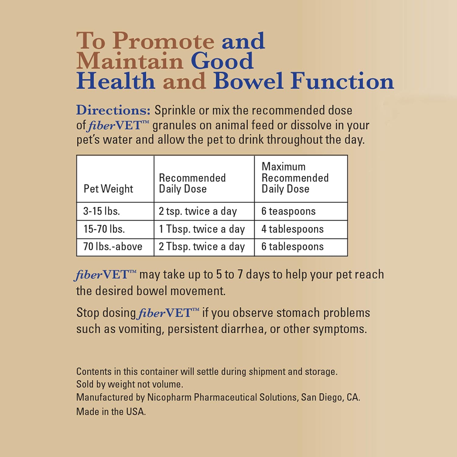 FiberVet - Fibre Supplement for Dogs and Cats - görsel 4