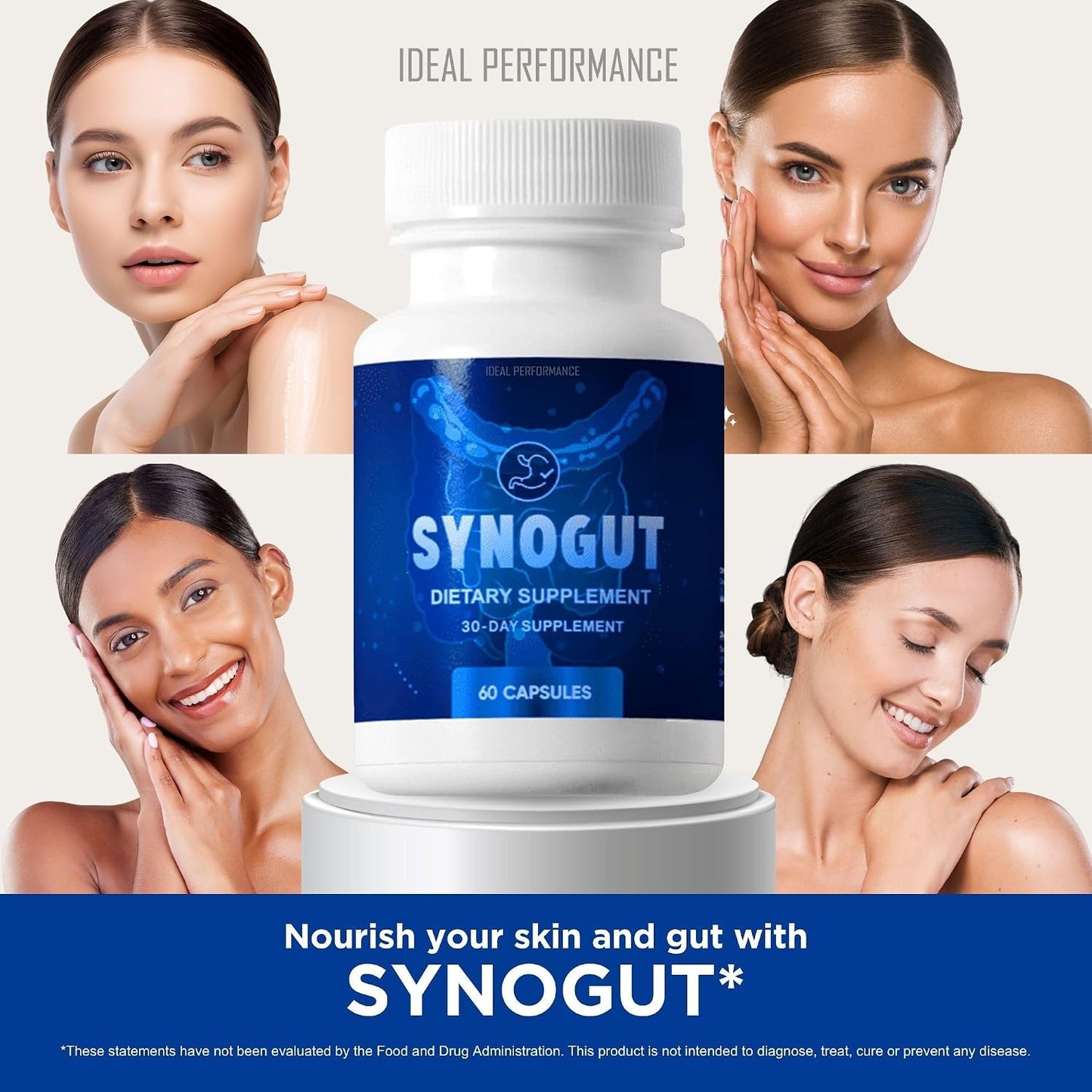 IDEAL PERFORMANCE Synogut Capsules Dietary Supplement for Gut Health (2 Bottles) - görsel 4