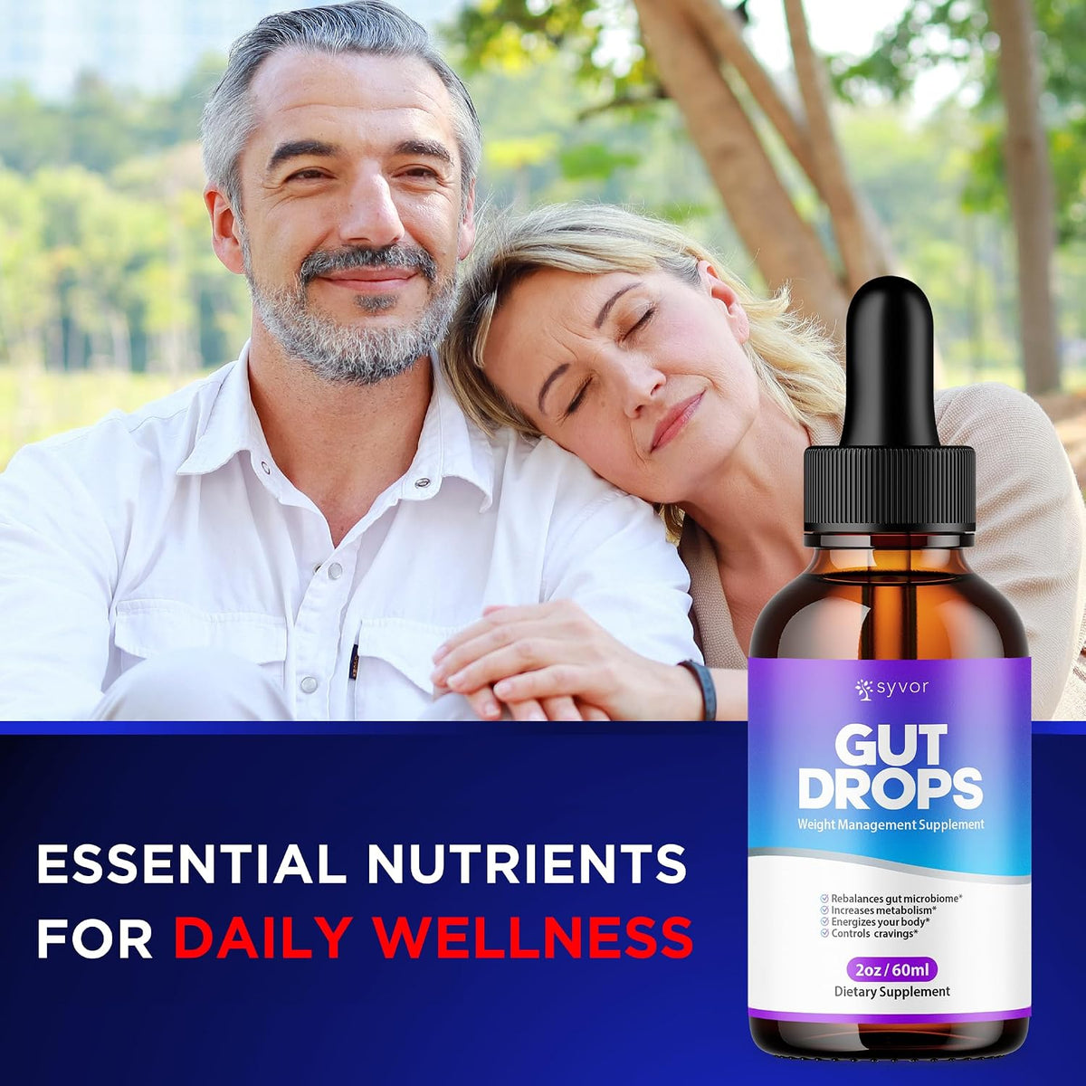 Gut Drops Liquid Supplement – All Natural Vitamin Formula for Digestive and Energy Support (30 Servings) – Image 2