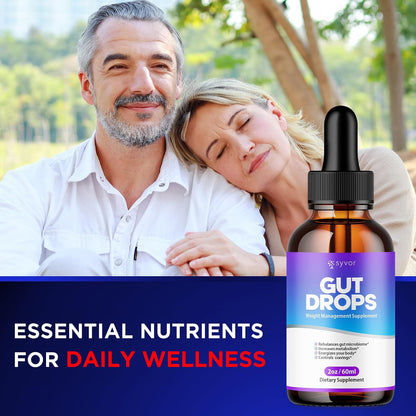 Gut Drops Liquid Supplement – All Natural Vitamin Formula for Digestive and Energy Support (30 Servings) – Image 2