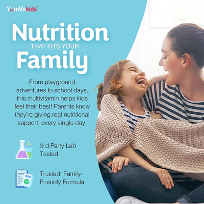 YUM-V'S Kids Multivitamin with Iron – Chewable Kids Multivitamin – Vitamins and Iron Supplement – Toddler Vitamins for Ages – Image 7