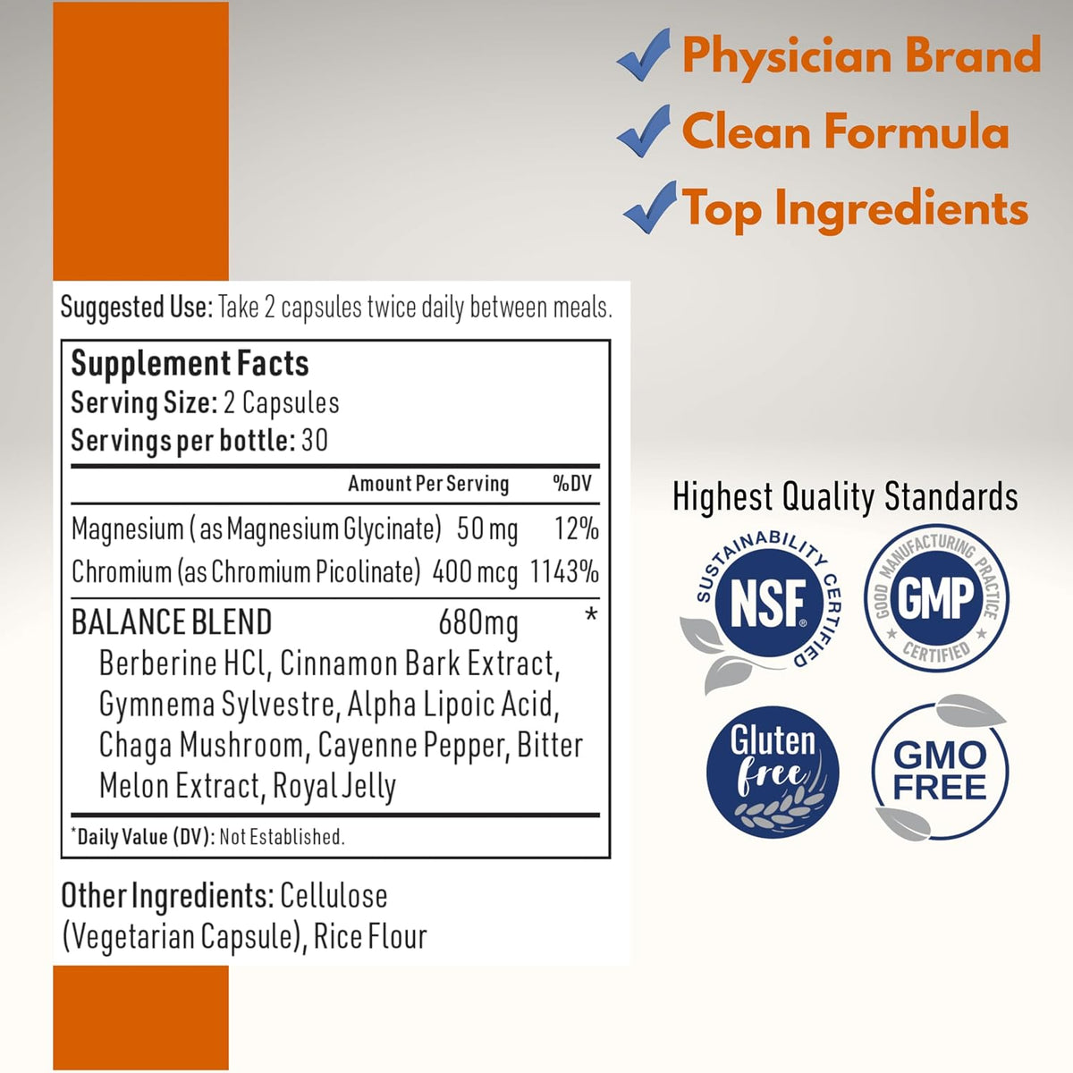 Liver Medic Blood Sugar Complex Supplement – – Cinnamon Bark – Traditionally used to help maintain already-normal – Image 2