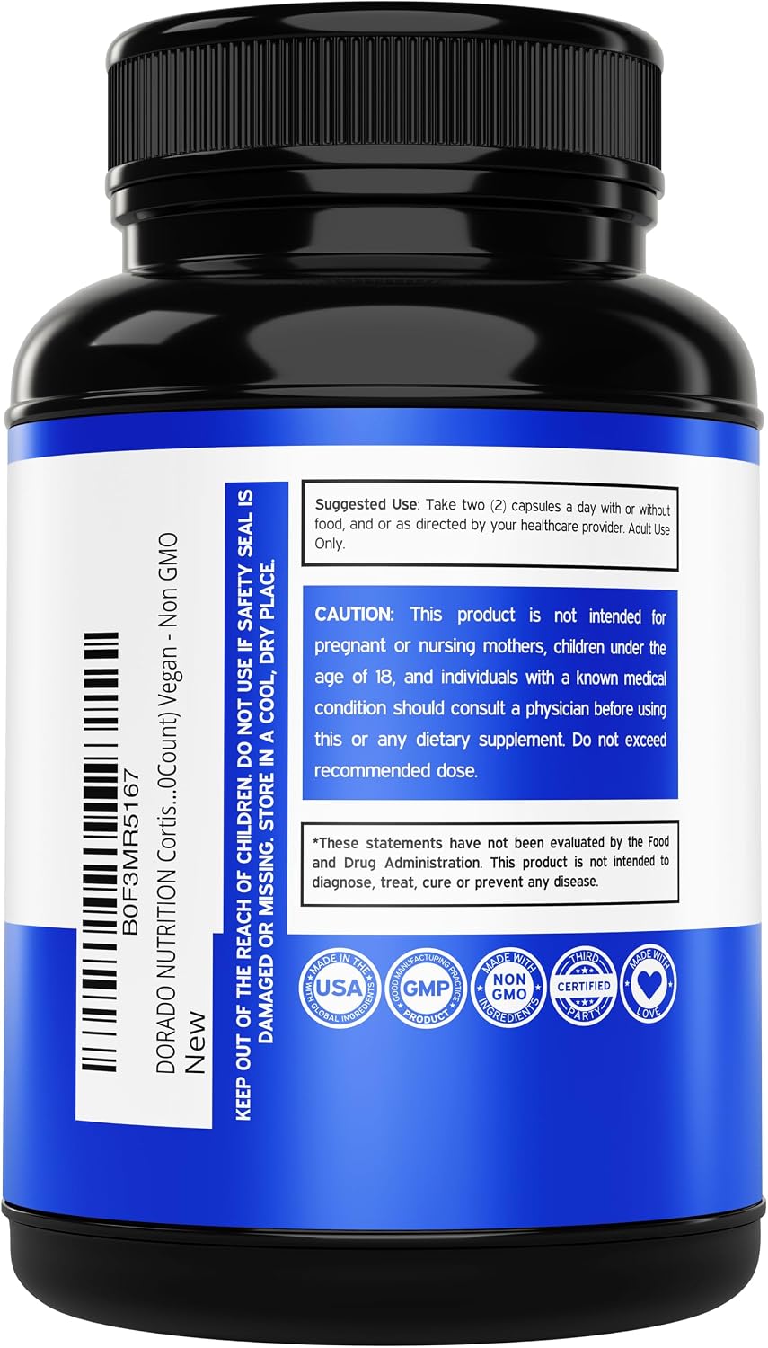 Cortisol Supplements for Women's and Men – Boosts Energy and Focus: Adaptogenic herbs and magnesium work together – Image 3