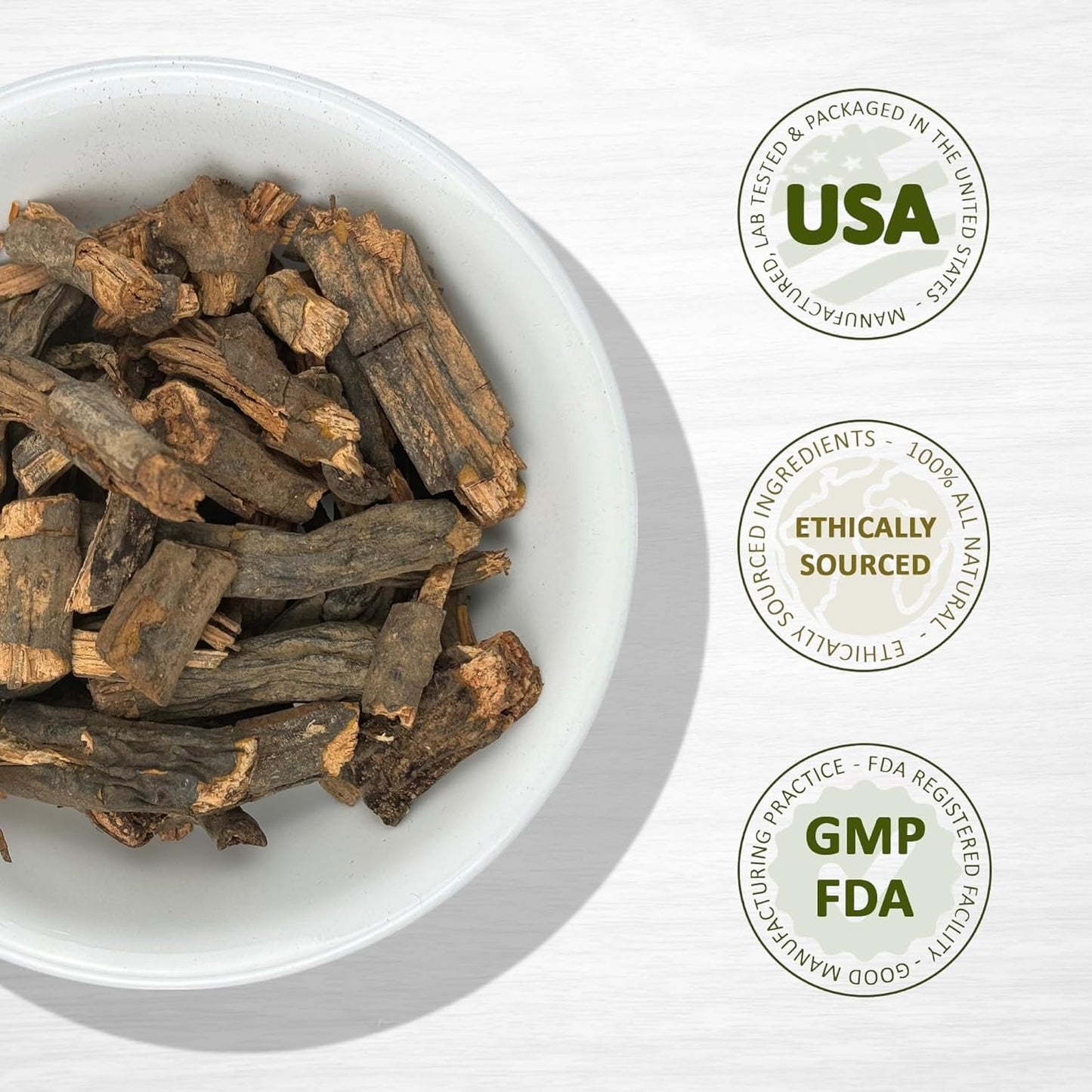 Evergreen Herbs Black Sarsaparilla (Zarzaparrilla Negra) - 8 oz Resealable Pouch - görsel 4