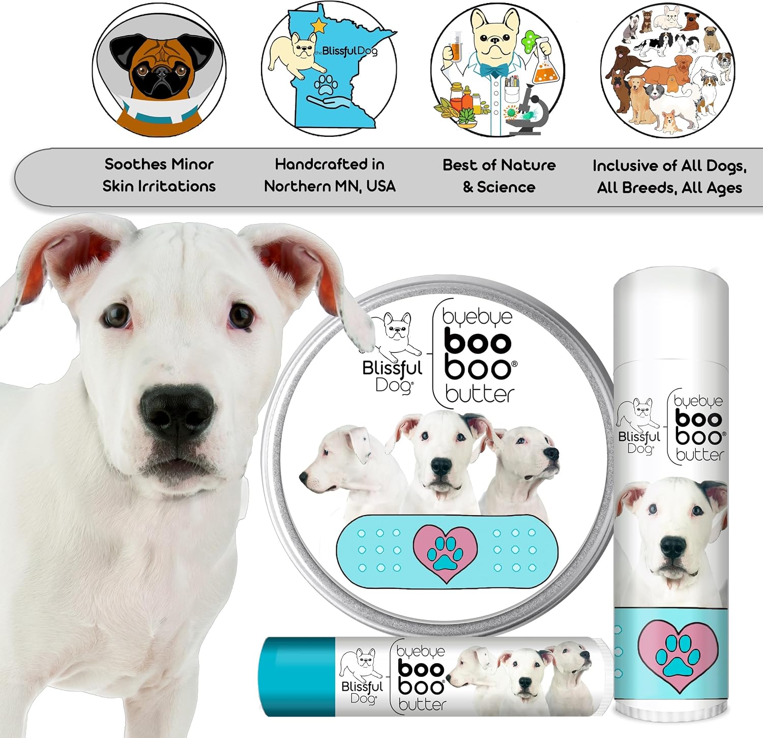 The Blissful Dog Dogo Argentino Boo Boo Butter, 227g - görsel 6