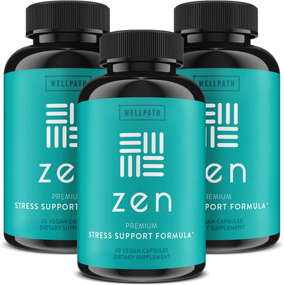 WellPath Zen Stress Relief Supplement + Mood Support